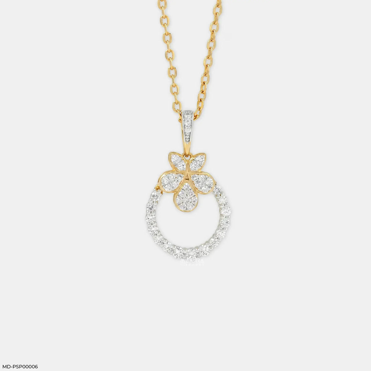 Botanical Floret Diamond Pendant
