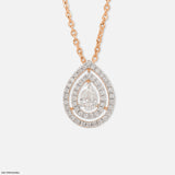 Rose Radiance Pendants 14K White Gold