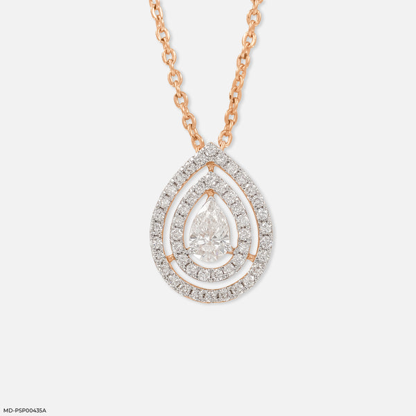 Rose Radiance Pendants 14K Rose Gold