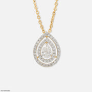 Rose Radiance Pendants 14K Yellow Gold