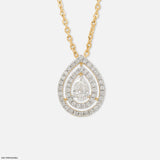 Rose Radiance Pendants 14K White Gold