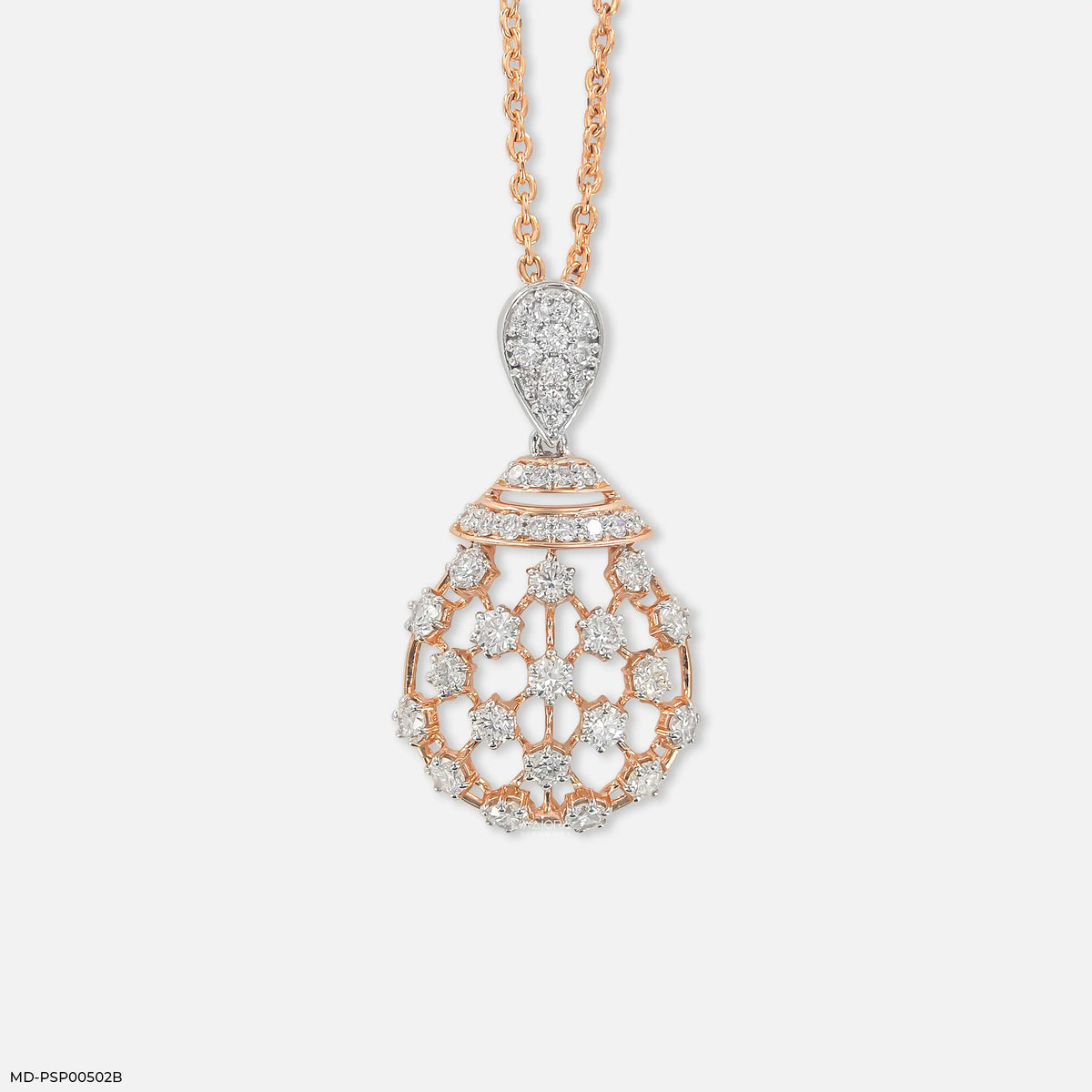 1.35 Carat Radiant Nebula Lab Diamond Pendant