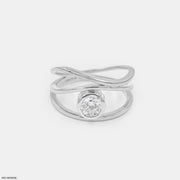 The Infinity Ring 9K White Gold