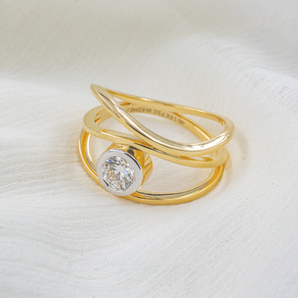The Infinity Ring 14K Yellow Gold