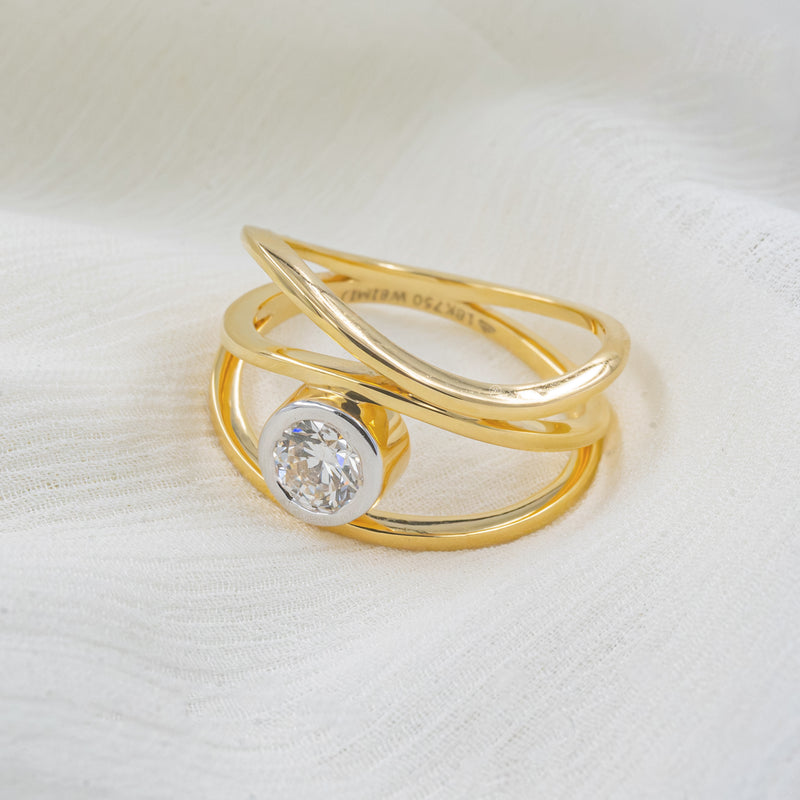 The Infinity Ring 14K Yellow Gold
