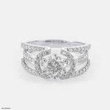 1.5 Carat Round Soiltaire Diamond Ring 14K White Gold