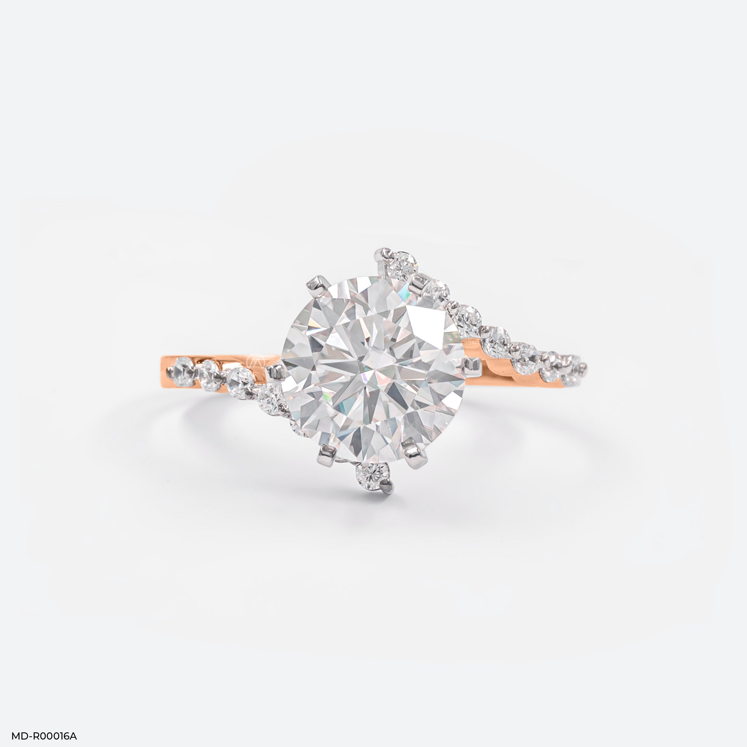 2 Carat Solitaire Bypass Ring