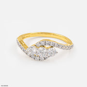 Triad Diamond Rings 9K Yellow Gold