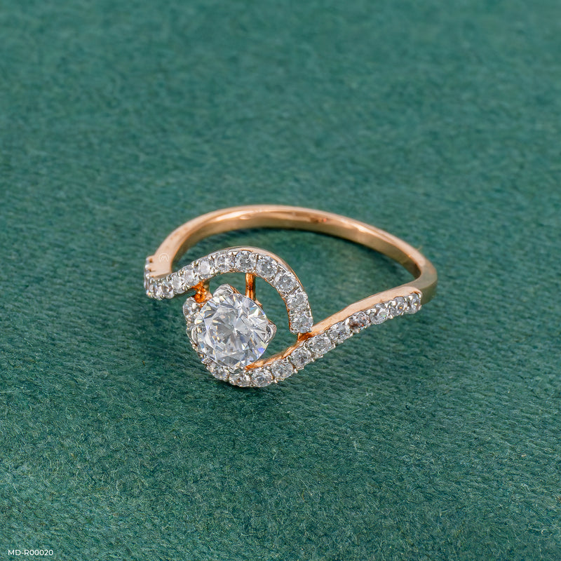 Billie Diamond Ring 14K Rose Gold