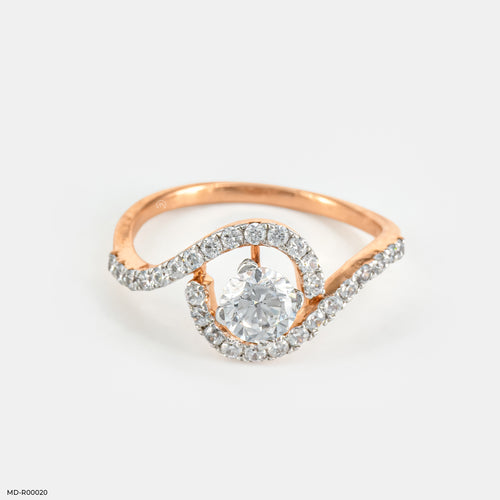 0.50 Carat Diamond Ring 14K Rose Gold