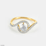 Billie Diamond Ring 14K Rose Gold