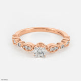 Foremost Bridal Ring 14K Rose Gold