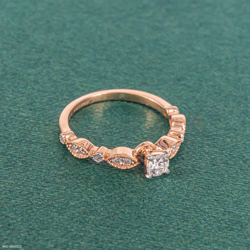 Foremost Bridal Ring 14K Rose Gold