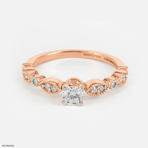 Foremost Bridal Diamond Rings 14K Rose Gold