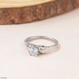 Traditional Touch Ring 14K White Gold