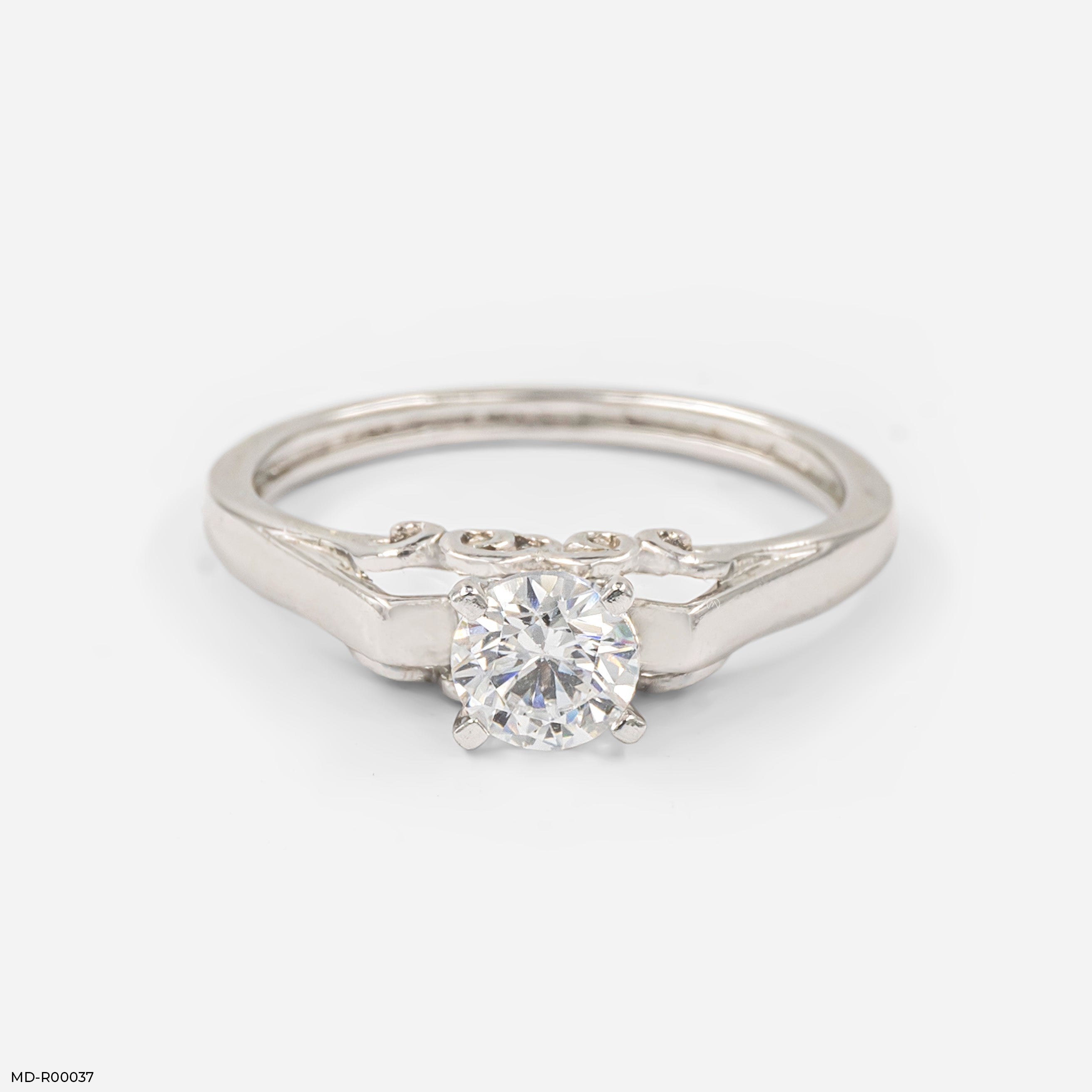 0.50 Carat Traditional Solitaire Ring Platinum 950