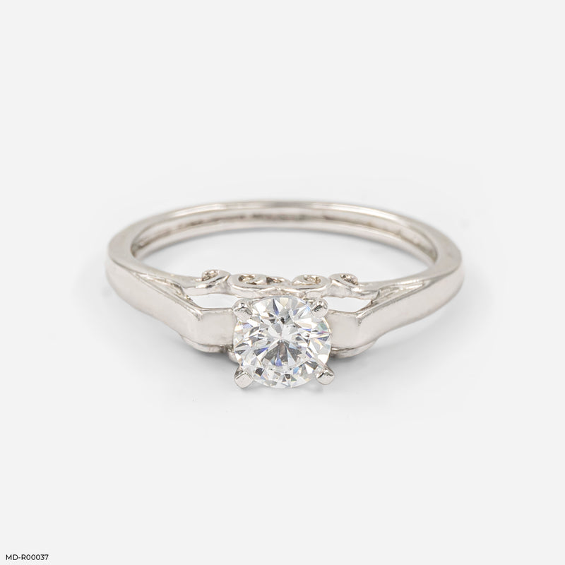 Traditional Touch Ring 14K White Gold