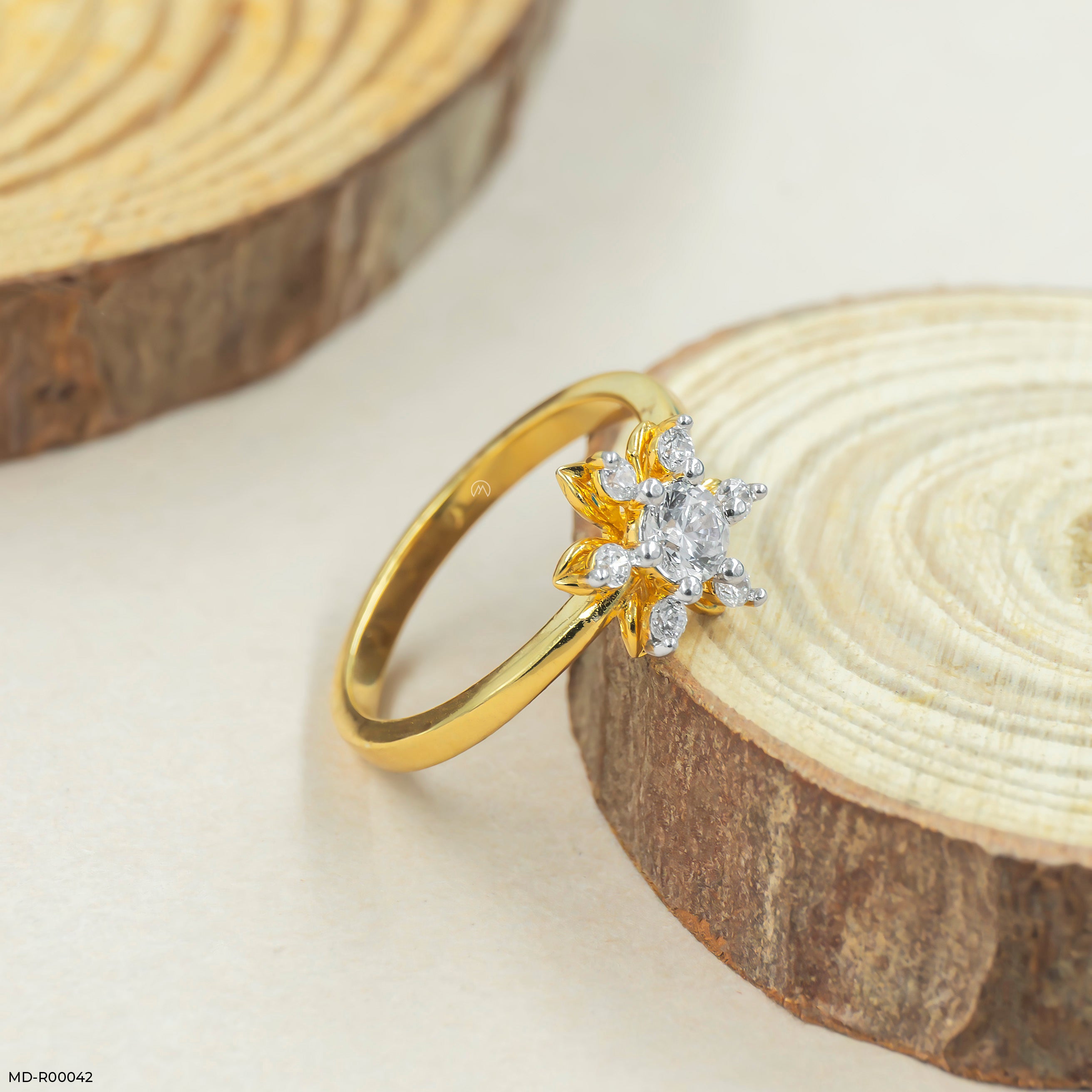 Floret Diamond Rings 14K Rose Gold