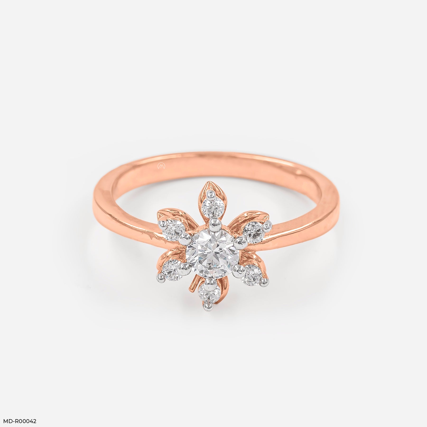 Floret Diamond Rings 14K Rose Gold