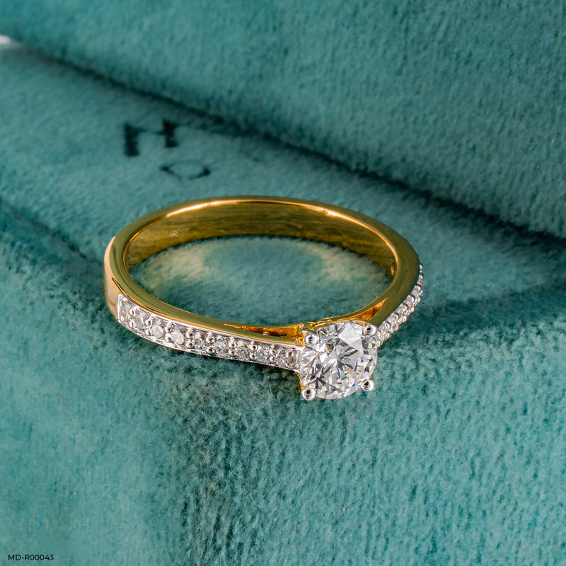 The Elegant Solitaire Ring 18K Rose Gold