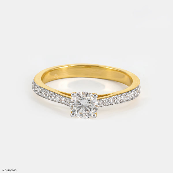 The Elegant Solitaire Ring 18K Yellow Gold