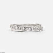 Slick Diamond Rings 9K White Gold