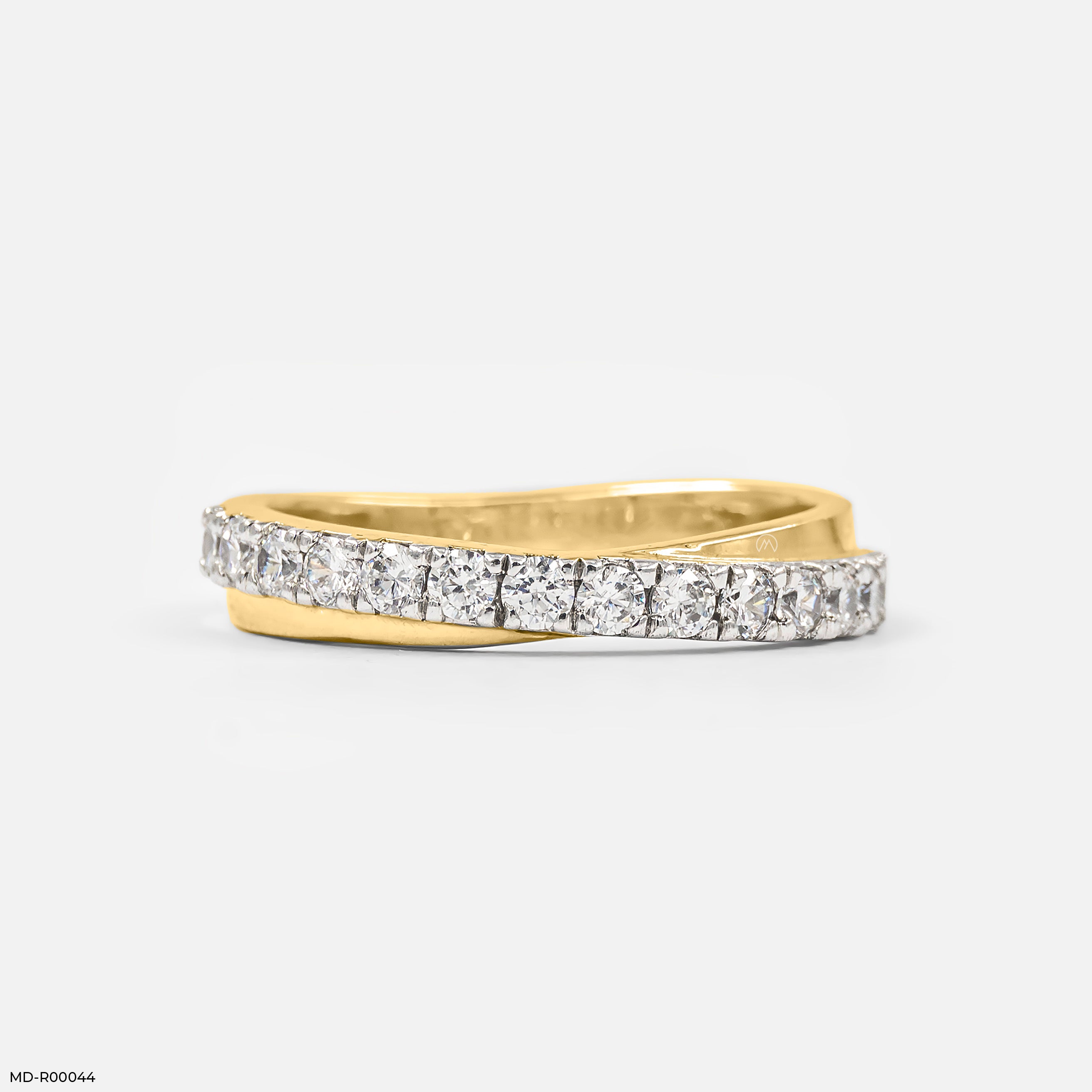 Slick Diamond Rings 9K White Gold