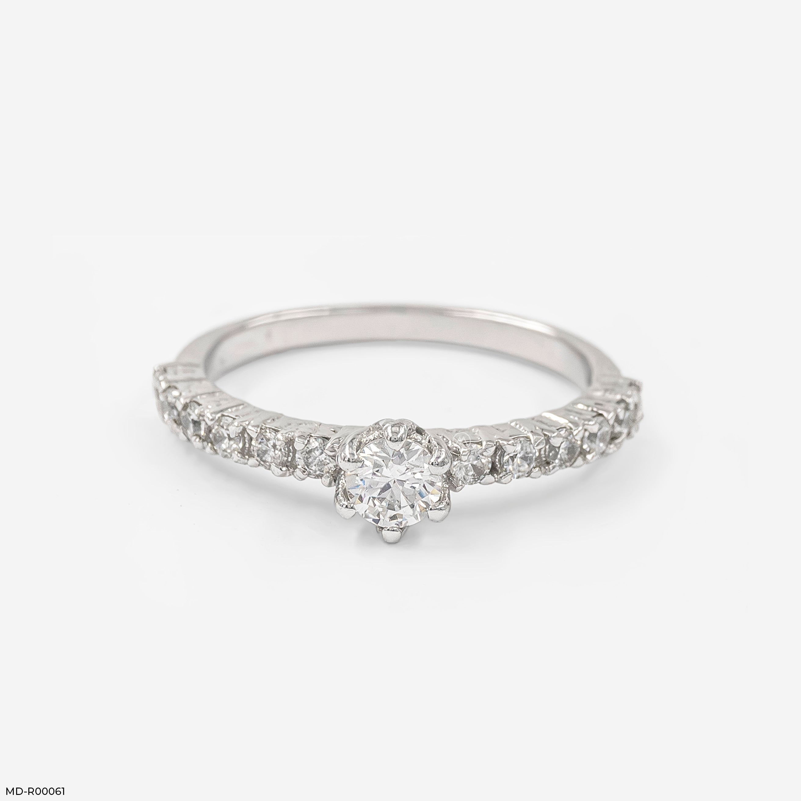 The Eternal Promise Ring 9K White Gold