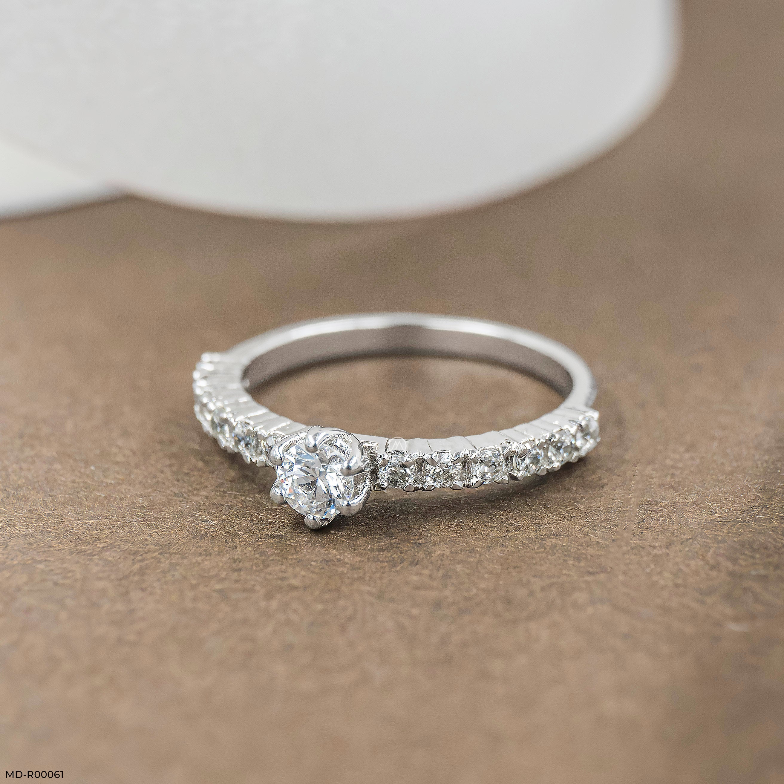 The Eternal Promise Ring 9K White Gold
