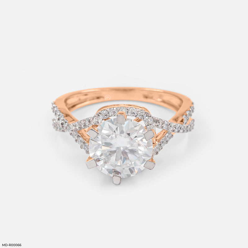 Infinity Whirl Rings 14K Yellow Gold