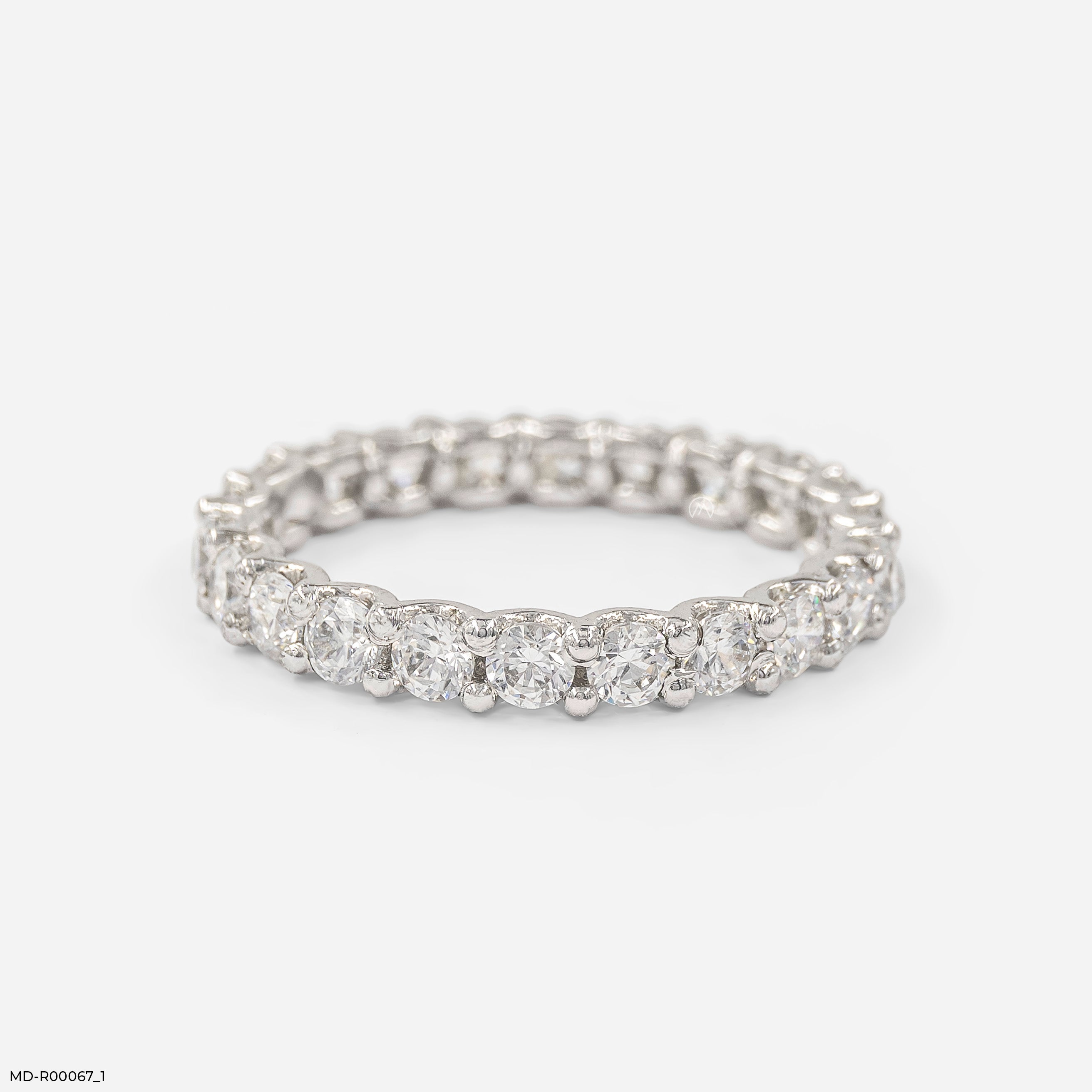 Chakra  Diamond Rings 14K White Gold