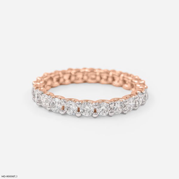 Chakra  Diamond Rings 14K Rose Gold