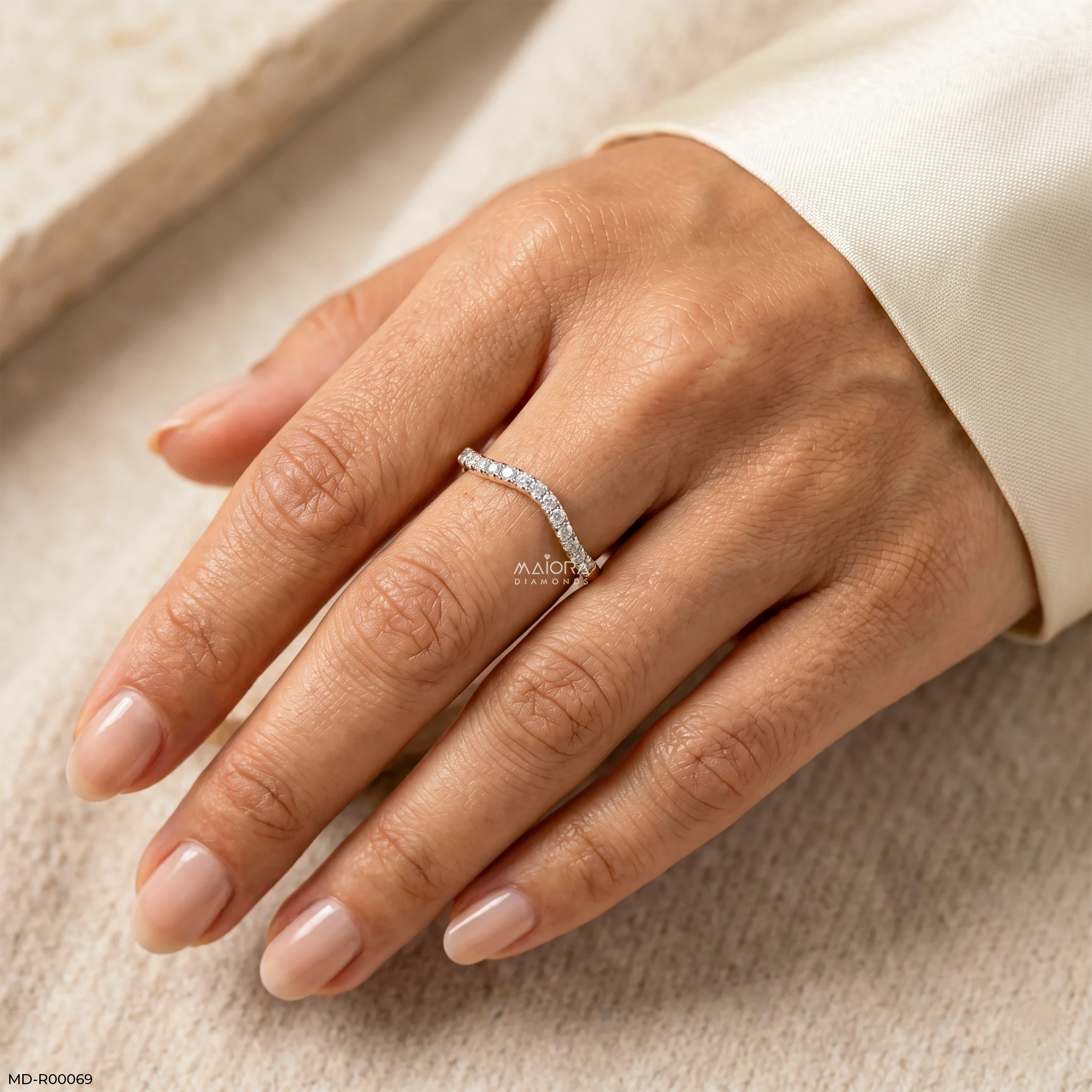 1 Carat Round Solitaire Victorian Halo Ring 14K White Gold