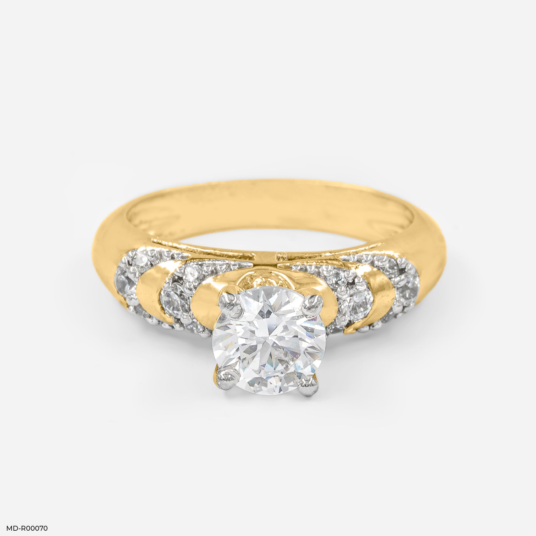Jupiter Solitaire Diamond Rings 9K Yellow Gold
