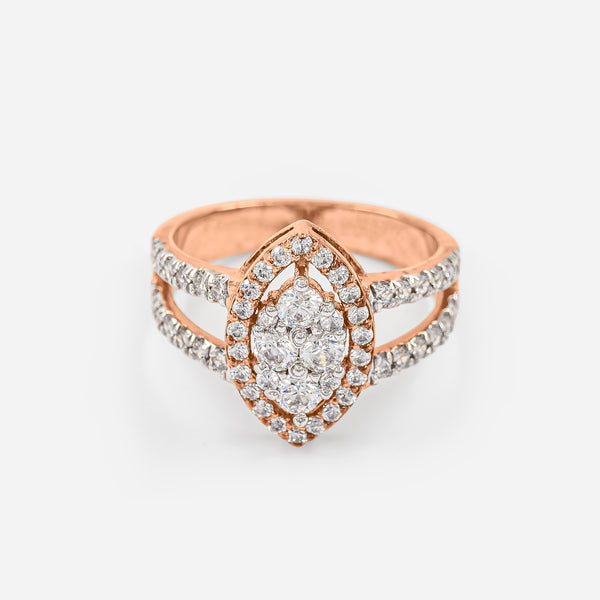 Vintage Marquise Ring 14K Rose Gold