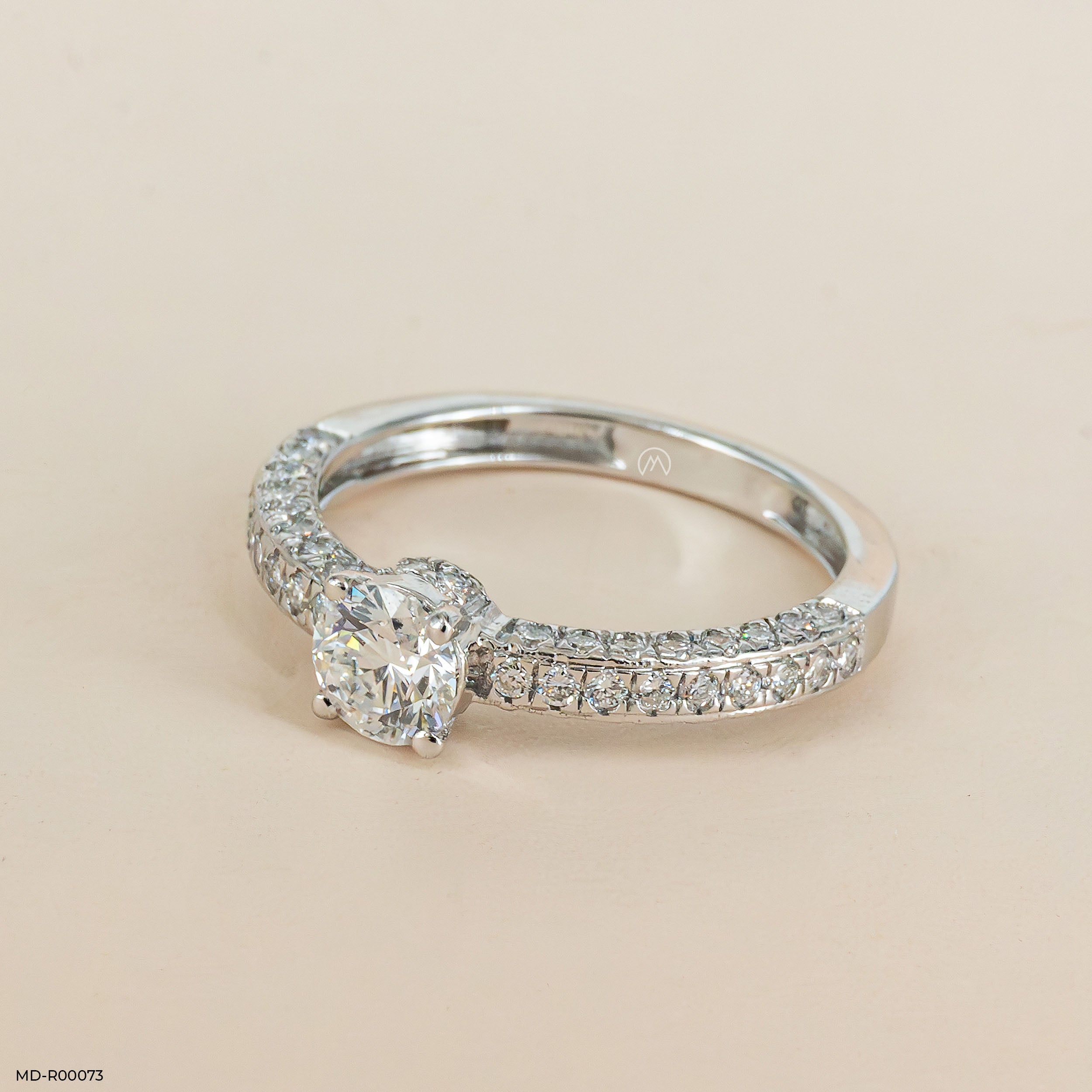 0.50 Carat Solitaire Diana Ring 9K Rose Gold