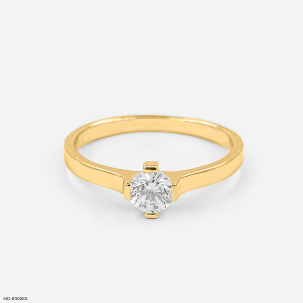 Classic Diamond Rings 18K Yellow Gold
