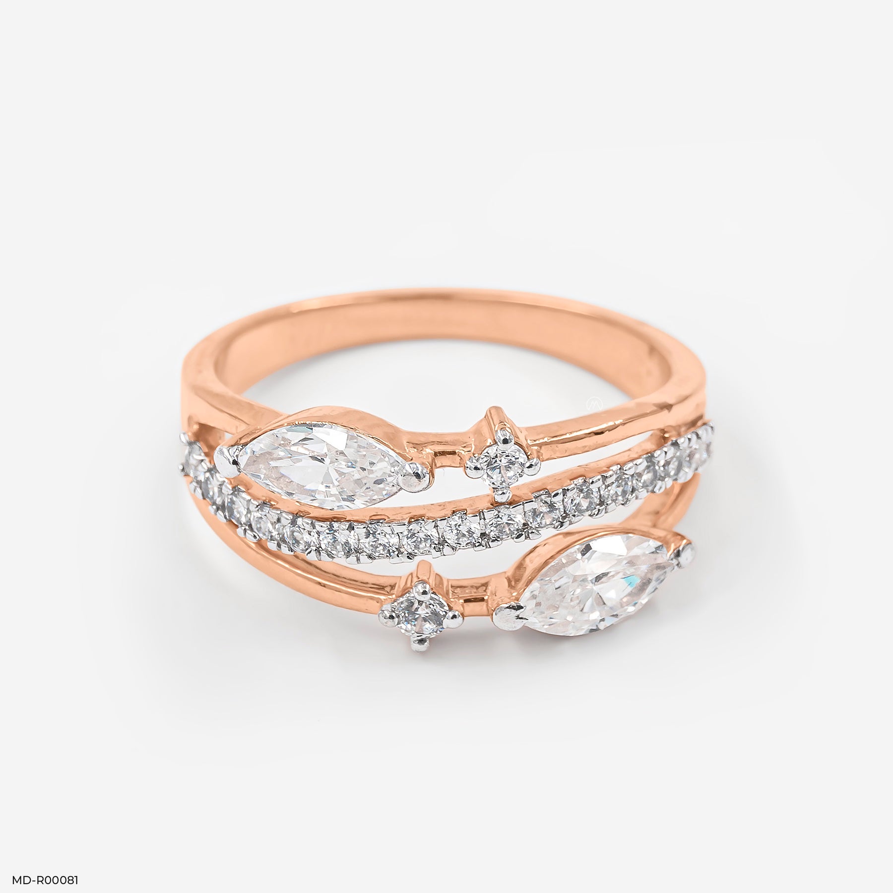 Maleficent  Diamond Rings 14K White Gold