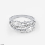 Maleficent Diamond Rings 9K White Gold