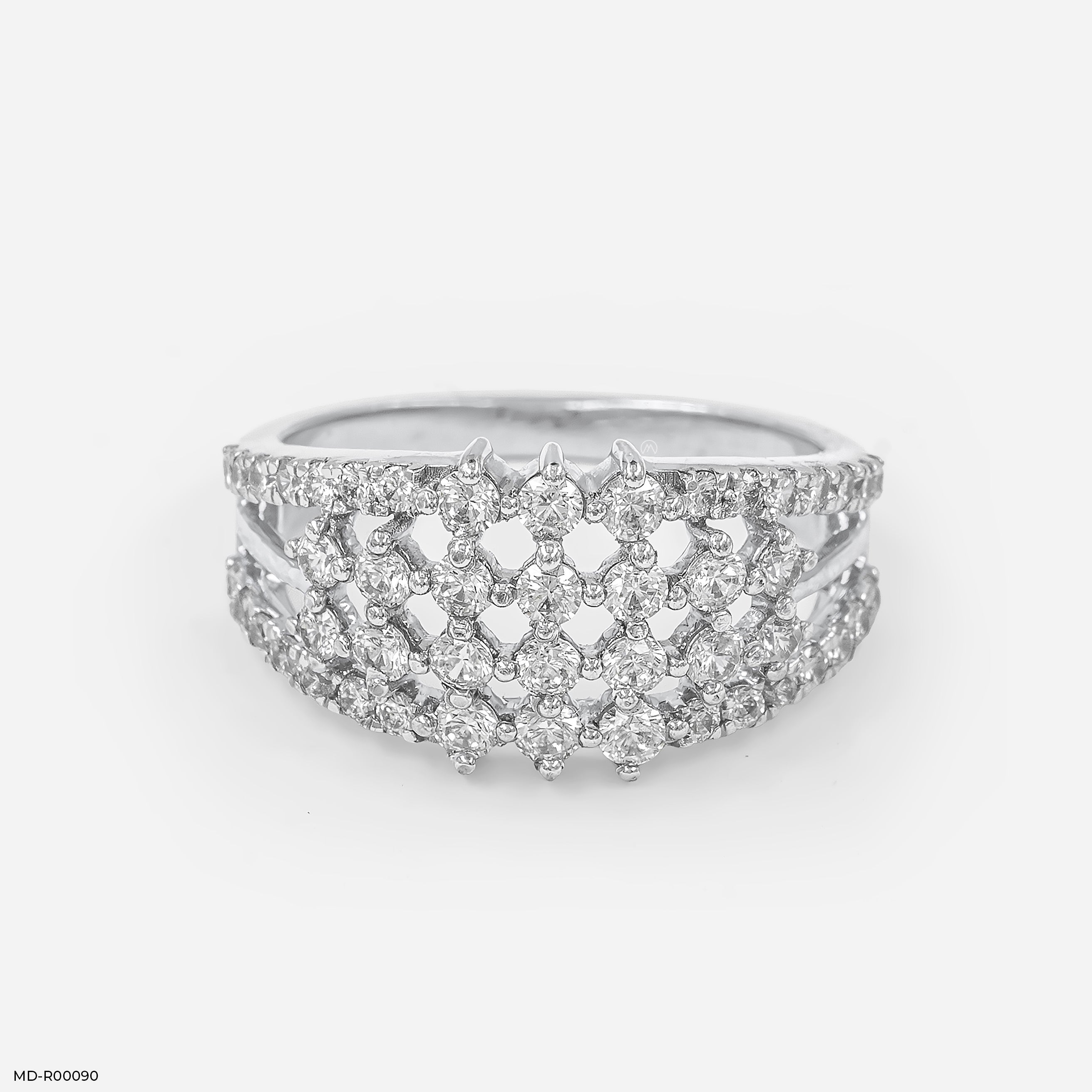 Francine Diamond Rings 9K Rose Gold