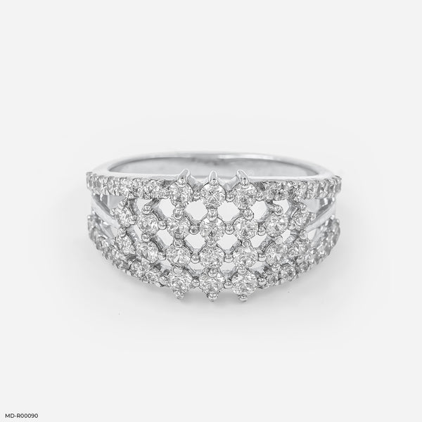 Francine Diamond Rings Platinum 950