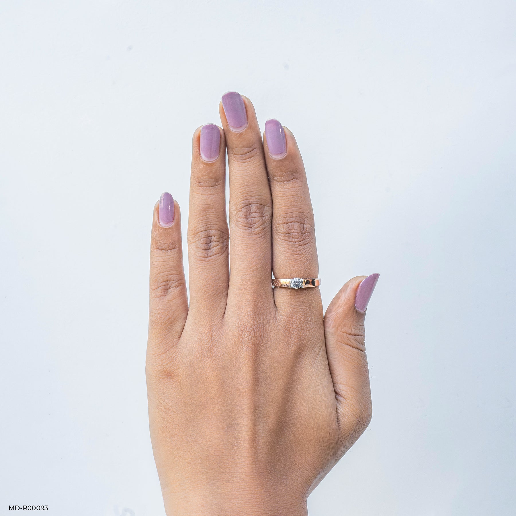 0.50 Carat Dual Layer Solitaire Ring 14K Yellow Gold