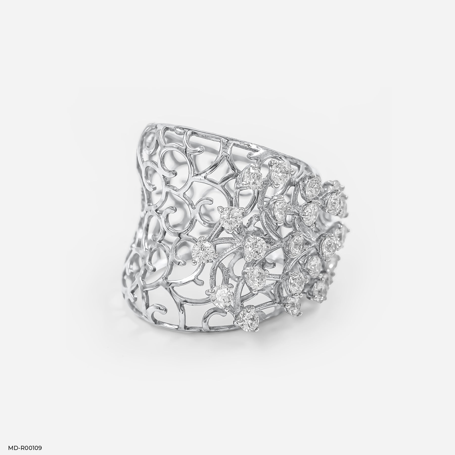 Ancient Glory Diamond Ring 18K Rose Gold