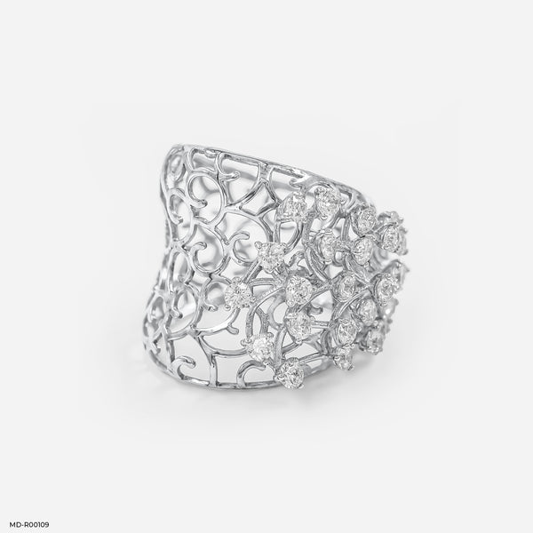 Ancient Glory Diamond Ring Platinum 950