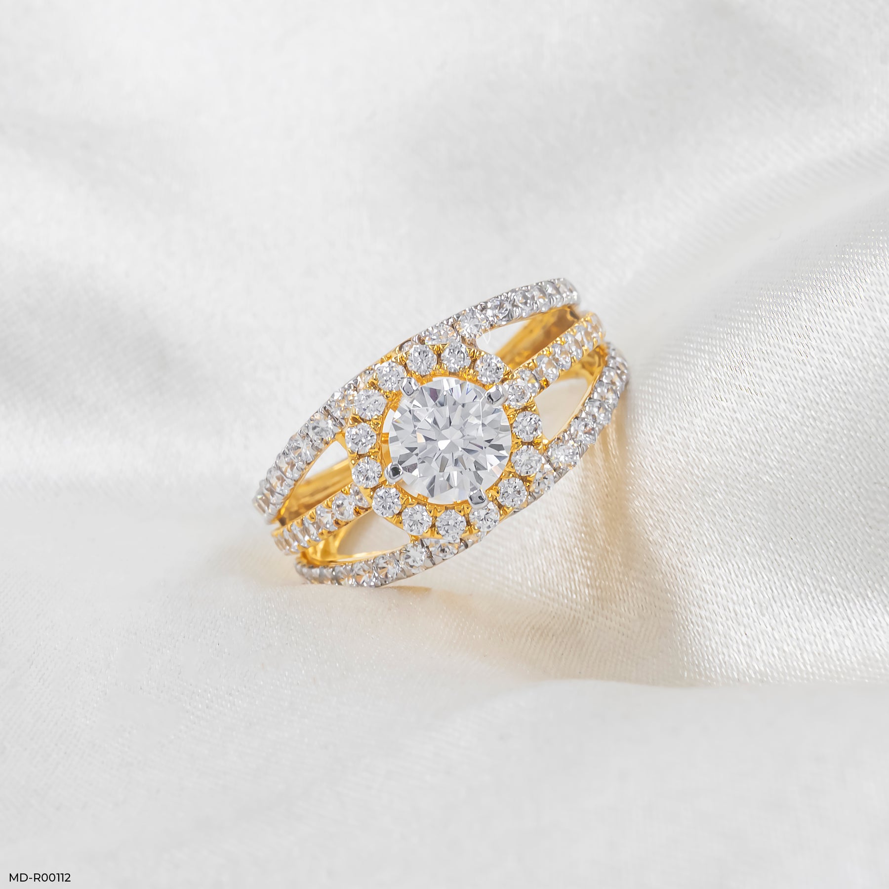 Golden Nova Ring 14K Yellow Gold