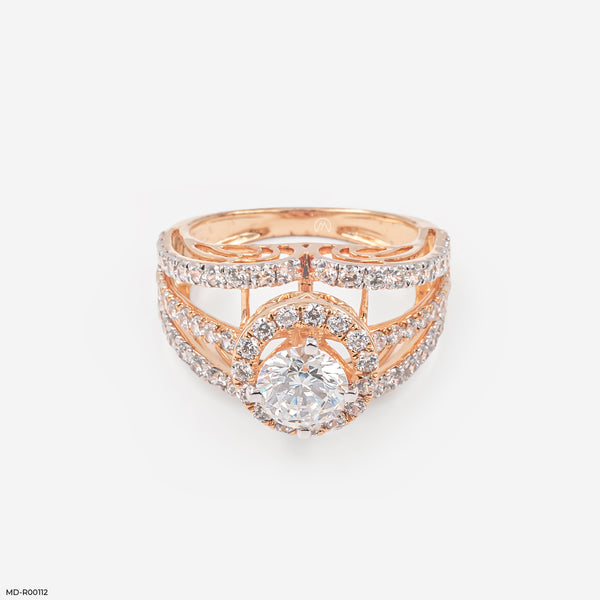 Golden Nova Ring 18K Rose Gold