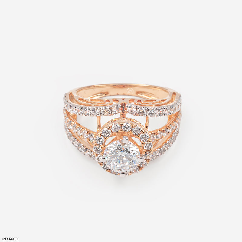 Golden Nova Ring 14K Rose Gold