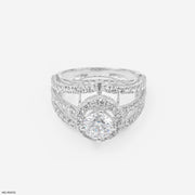 Golden Nova Ring Platinum 950