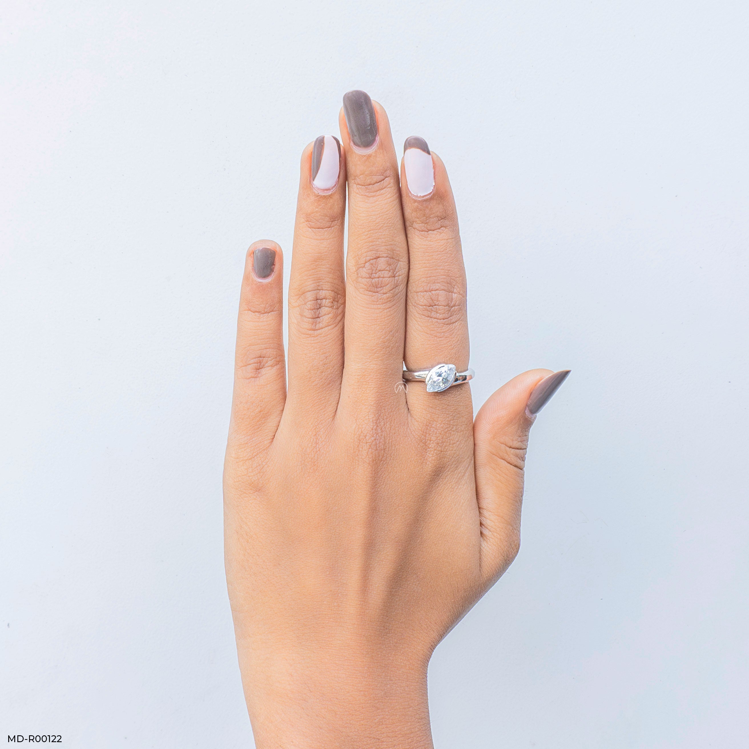 1 Carat Marquise Solitaire Diamond Ring 14K Rose Gold