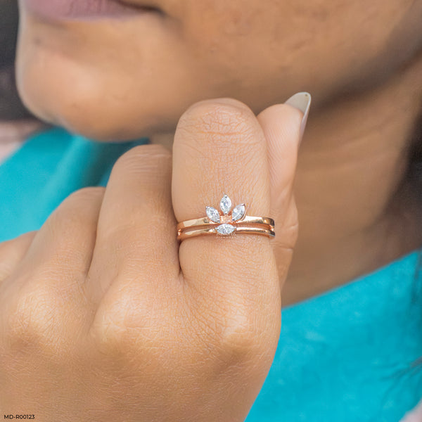 The Doup-Drip Ring 14K Rose Gold